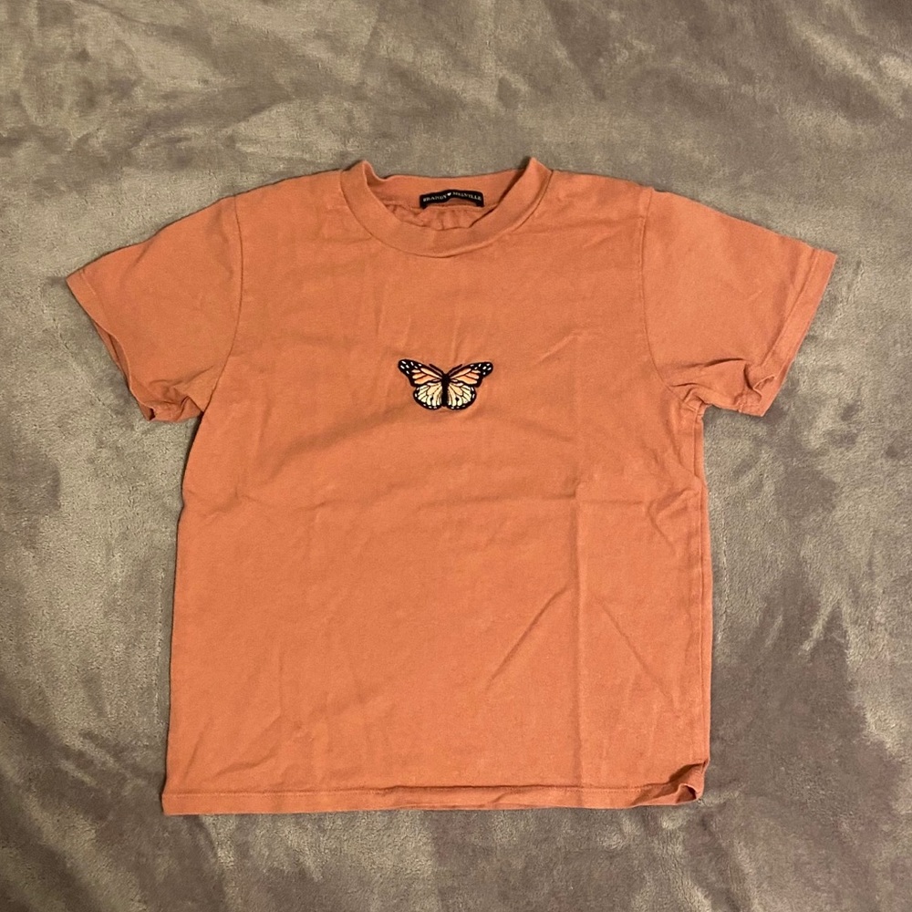 Brandy Melville butterfly crop top
